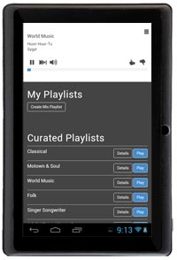 Overhead.fm's new dedicated music player for businesses